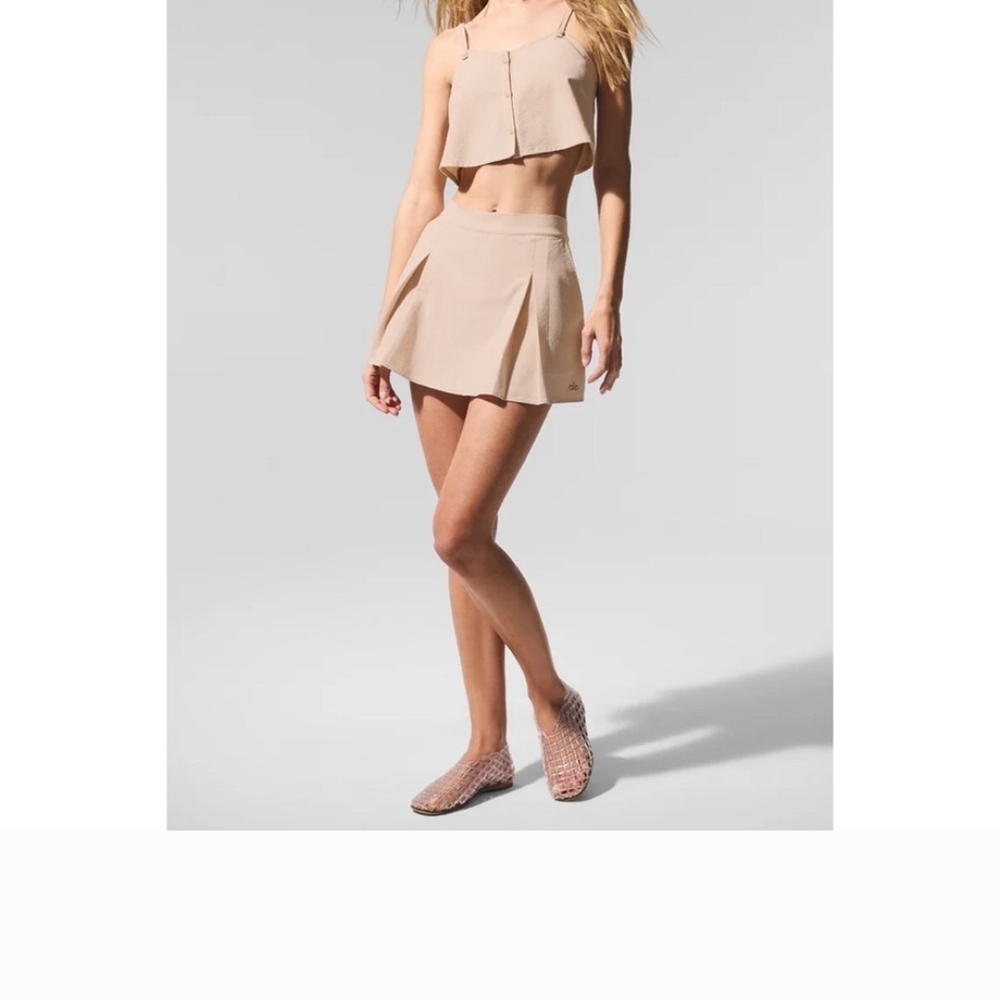 ALO Yoga Tan Mini Skirt